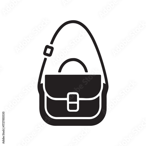 Trendy Crossbody Bag Solid Icon