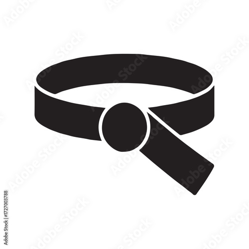 Cultural Belt Solid Icon Design