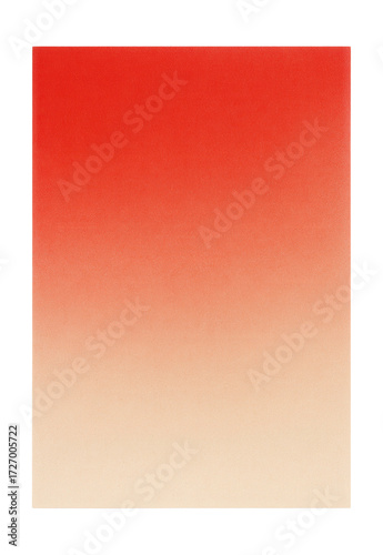 Red and beige gradient with grainy noise texture.