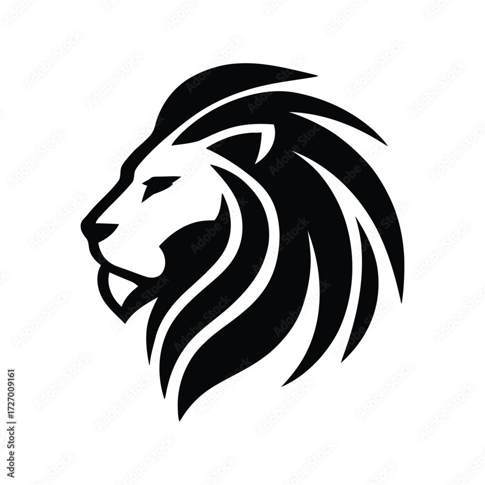 Obraz premium Majestic Lion Portrait A Symbol of Strength and Regal Power
