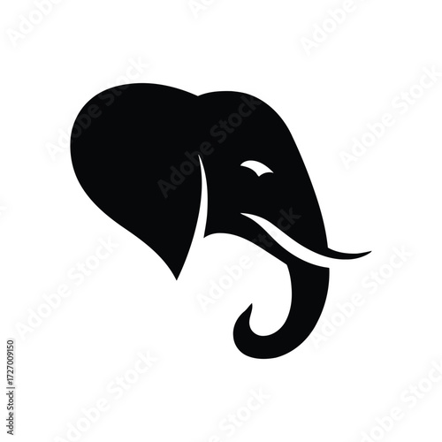 Majestic Elephant Silhouette A Symbol of Strength and Gentle Giants