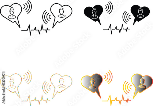 Microphone icon symbolizing audio recording, podcast, voice messages, and broadcasting tool for media and sound apps on transparent background