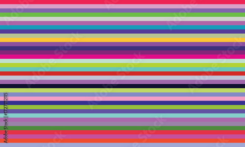 Vibrant horizontal stripes of color abstract pattern dynamic rainbow spectrum background