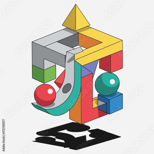 Impossible Geometry An Intriguing Optical Illusion of Geometric Shapes