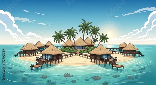 Island Resort Bungalows. (2)