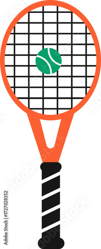 Racket Sport Icon for Tennis, Padel, and Pickleball