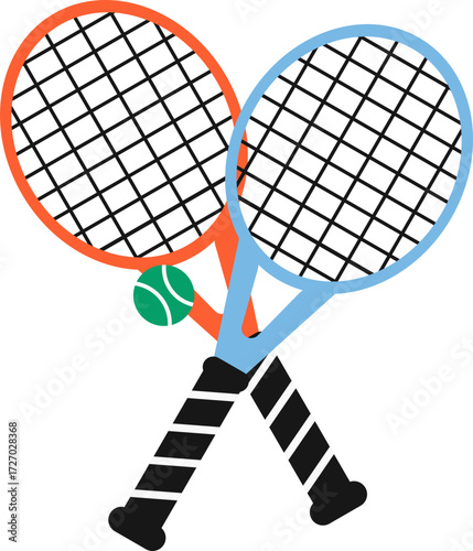 Racket Sport Icon for Tennis, Padel, and Pickleball