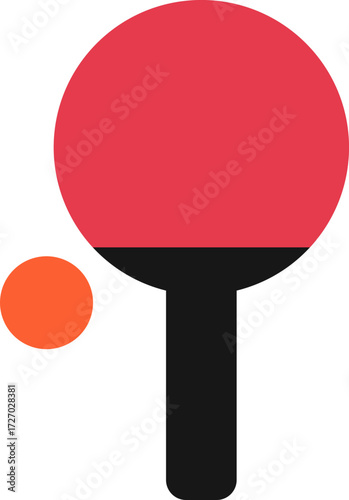Racket Sport Icon for Tennis, Padel, and Pickleball