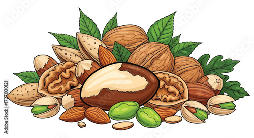 nuts and dried fruits