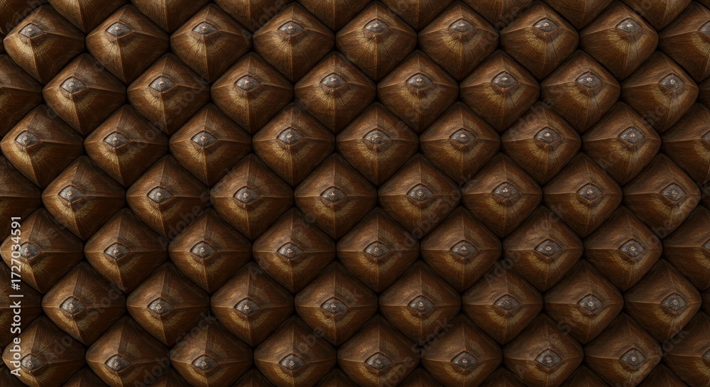 Fototapeta premium Pinecone scales pattern