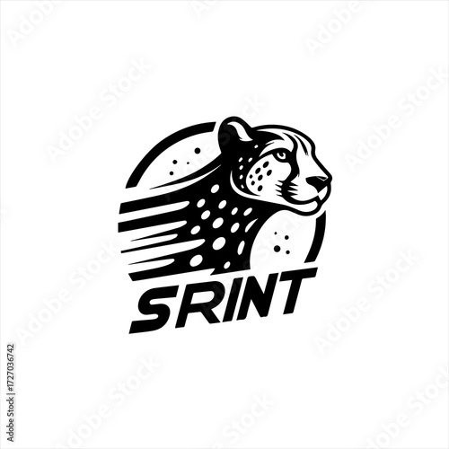Cheetah sprint logo design