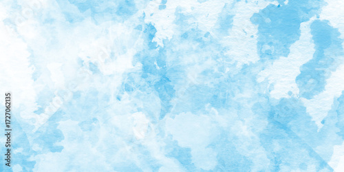 abstract blue or white watercolor background,  evoking calm and tranquility, abstract acrylic painting on canvas, hand painted texture background, creating a textured pattern against the clear blue