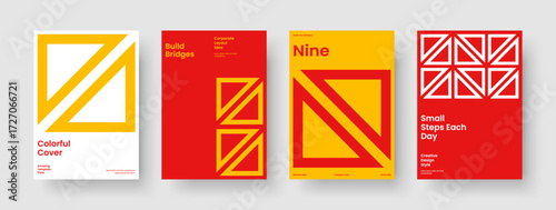 Isolated Banner Layout. Geometric Book Cover Template. Abstract Flyer Design. Business Presentation. Report. Background. Brochure. Poster. Newsletter. Brand Identity. Notebook. Leaflet. Magazine