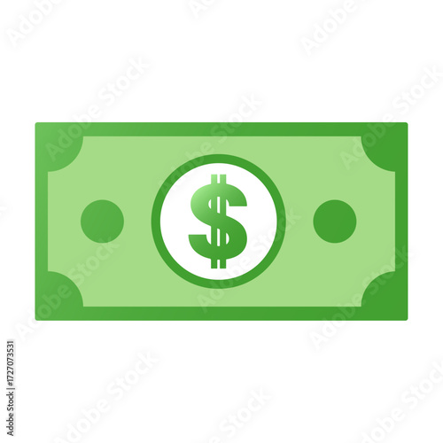 Dollar Currency Vector Illustration Clean Design