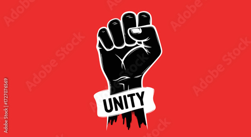 Unity Fist Illustration
