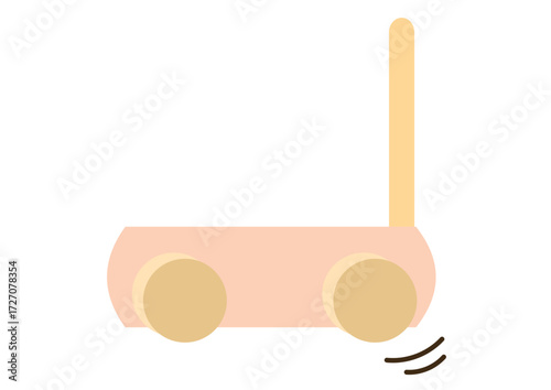 赤ちゃんが押して歩く車