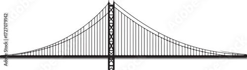 Golden Gate Bridge Silhouette