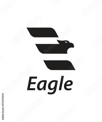 Eagle logo icon design illustration