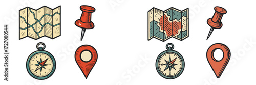 Exploring navigation tools through maps and compasses at a creative design workshop