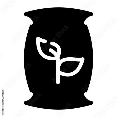 fertilizer glyph icon