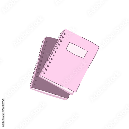 pink note book