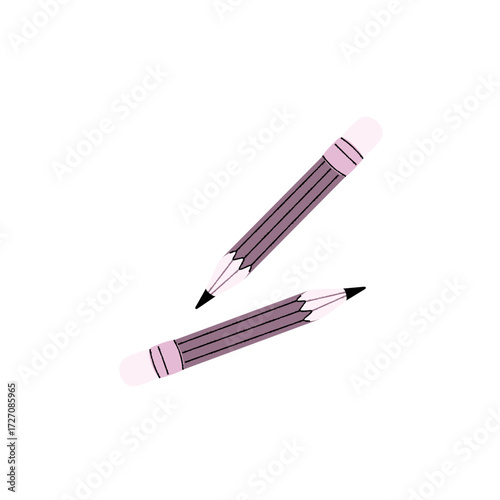 pink lipstick isolated on white