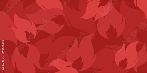 Red background with fire texture. Design for banners, posters, and social media.