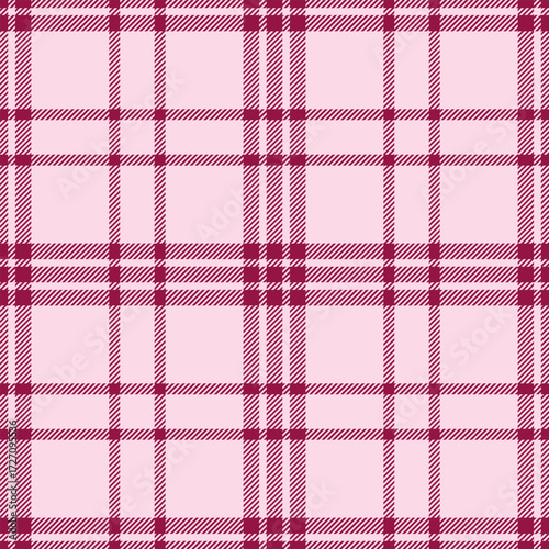 Checkered design for prints. Seamless white, pink color check pattern.Repeating patern plaid.  Repeated tartan fabric.Ekose texture. Madras flannel.Vector scottish fabriс.Checker line.Stripe gingham

