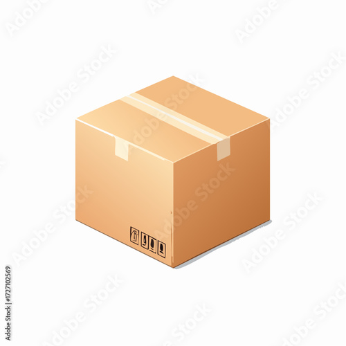 Cardboard Box Mockup	