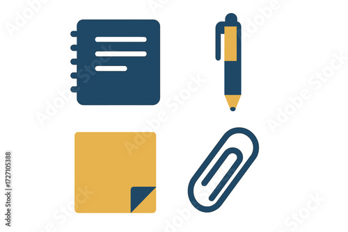 Tools for effective note-taking and organization during study sessions in a bright, creative workspace