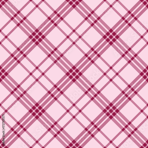 Checkered design for prints. Seamless white, pink color check pattern.Repeating patern plaid.  Repeated tartan fabric.Ekose texture. Madras flannel.Vector scottish fabriс.Checker line.Stripe gingham

