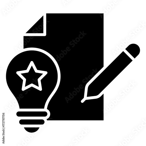 Invention Glyph Icon