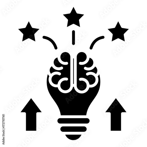 Creativity Glyph Icon
