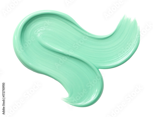 Light mint green paint stroke.