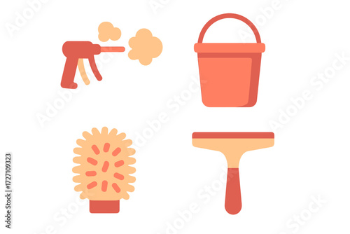 Tools for effective cleaning and maintenance at home or in a workspace