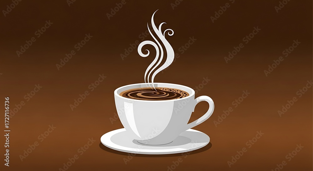 Obraz premium Hot Coffee Cup. (1)