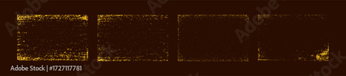 Grunge abstract texture in yellow against a dark background, evoking a vintage, distressed feel. Ideal for backgrounds, posters, or creative designs requiring a raw, edgy aesthetic.