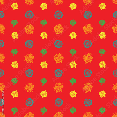 Wallpaper Mural Floral pattern Torontodigital.ca