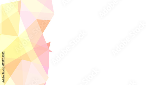 A vibrant composition of overlapping triangles and polygons in varying shades showcasing a captivating interplay of light and shadow.