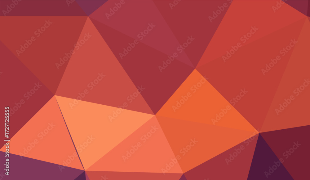 Obraz premium A vibrant composition of overlapping triangles and polygons in varying shades showcasing a captivating interplay of light and shadow.