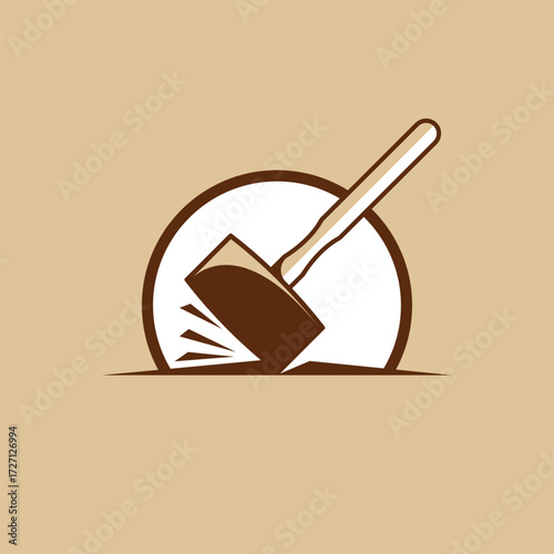 hammer abstract logo modern style