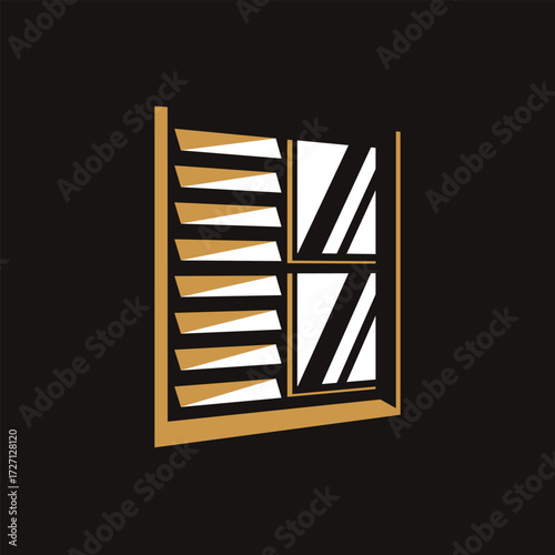 windows abstract logo modern style