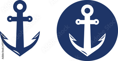 new anchor icon silhouette