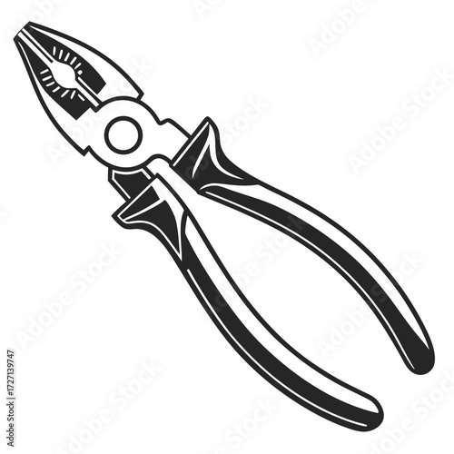 pliers isolated on white background