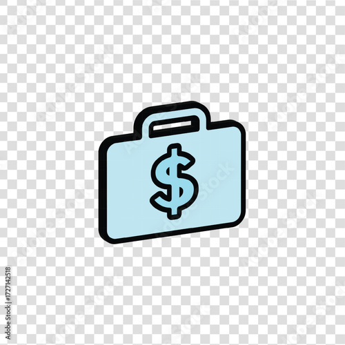 Medical finance icon PNG with transparent background, representing healthcare business, hospital funding, and medical insurance.