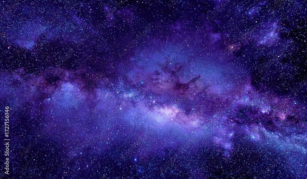 Fototapeta premium Deep space vista of vibrant nebulae and stars