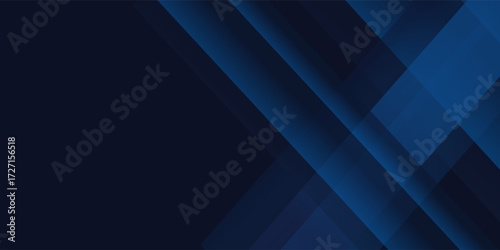 Blue black abstract background geometry shine and layer element vector for presentation design. Suit for business, corporate, institution,eps 10.