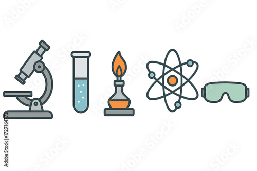 Essential science laboratory equipment and research tools for educational experiments and scientific discovery