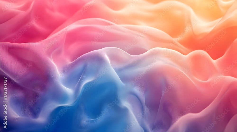 Obraz premium Abstract gradient background with colorful waves for modern design and presentation use case