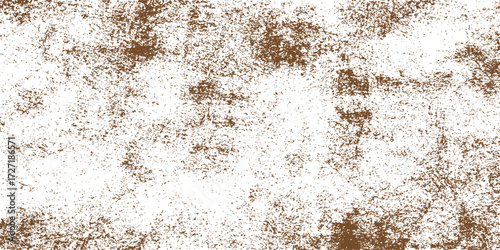 An old and grunge brown paper texture with rusty metal and a rough stone pattern on a dirty wall surface